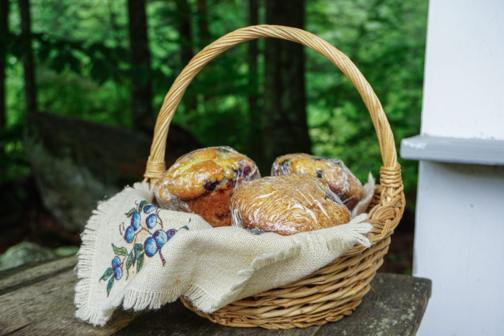 Berrybogg Basket of Blueberry Muffins